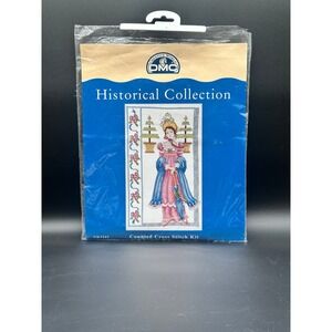 DMC Historical Collection Cross Stitch Kit Regency Woman Jane Austin‎ Topiary